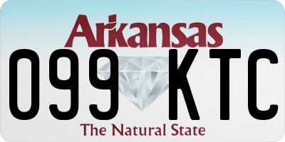 AR license plate 099KTC