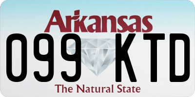 AR license plate 099KTD
