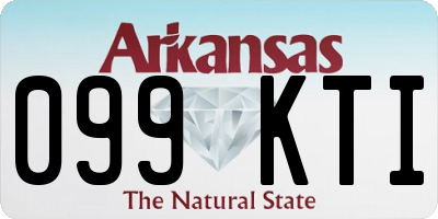 AR license plate 099KTI