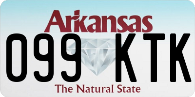 AR license plate 099KTK