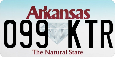 AR license plate 099KTR