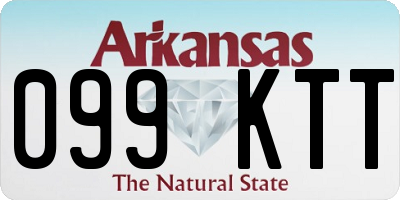 AR license plate 099KTT
