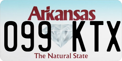 AR license plate 099KTX