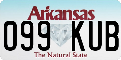 AR license plate 099KUB