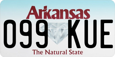 AR license plate 099KUE