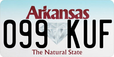 AR license plate 099KUF