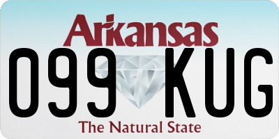 AR license plate 099KUG