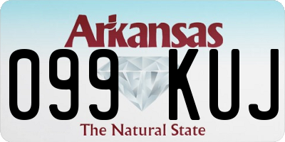 AR license plate 099KUJ