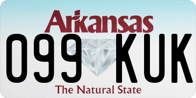 AR license plate 099KUK