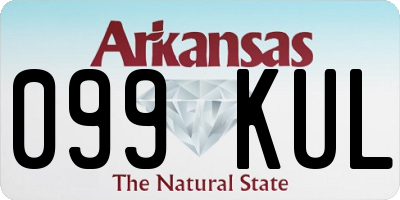 AR license plate 099KUL