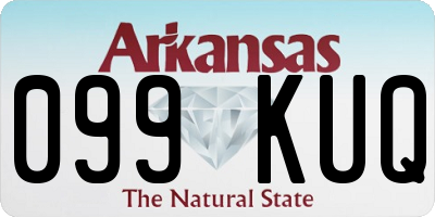 AR license plate 099KUQ