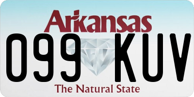 AR license plate 099KUV