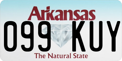 AR license plate 099KUY