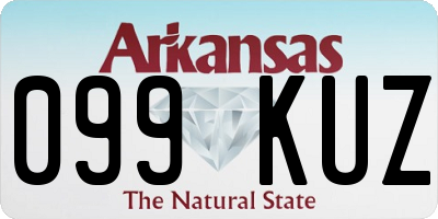 AR license plate 099KUZ