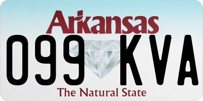 AR license plate 099KVA