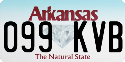 AR license plate 099KVB
