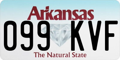 AR license plate 099KVF
