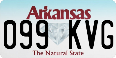 AR license plate 099KVG