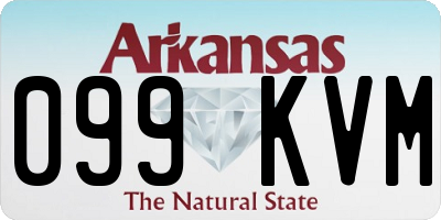 AR license plate 099KVM