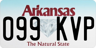 AR license plate 099KVP