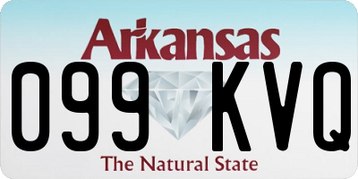AR license plate 099KVQ