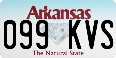 AR license plate 099KVS