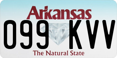 AR license plate 099KVV