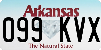 AR license plate 099KVX