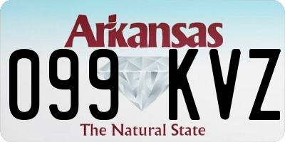 AR license plate 099KVZ