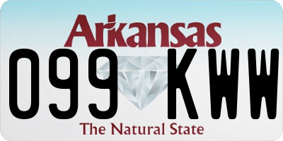 AR license plate 099KWW
