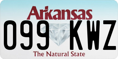 AR license plate 099KWZ