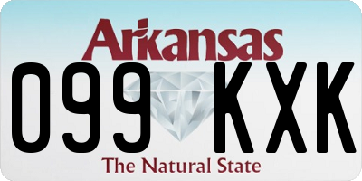 AR license plate 099KXK