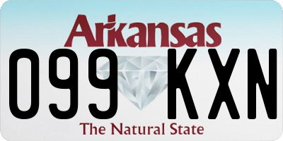 AR license plate 099KXN