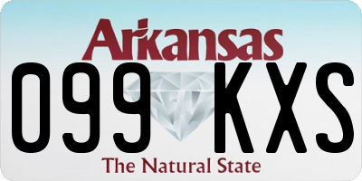 AR license plate 099KXS