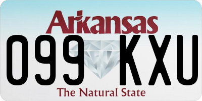 AR license plate 099KXU