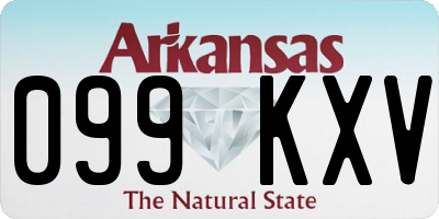 AR license plate 099KXV