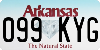AR license plate 099KYG