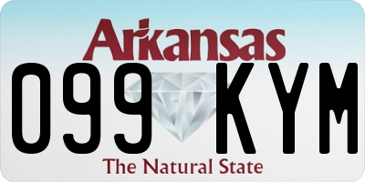AR license plate 099KYM