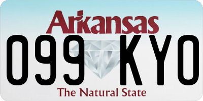 AR license plate 099KYO