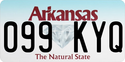 AR license plate 099KYQ