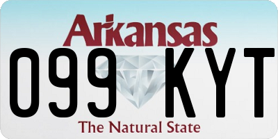 AR license plate 099KYT