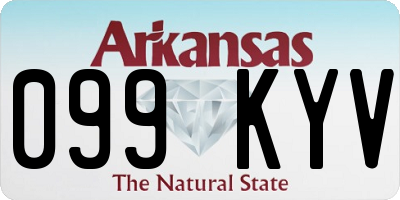 AR license plate 099KYV