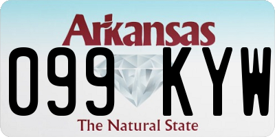 AR license plate 099KYW