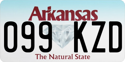 AR license plate 099KZD