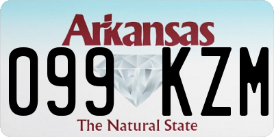 AR license plate 099KZM