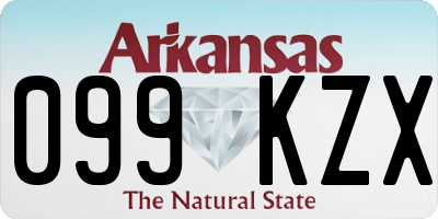 AR license plate 099KZX