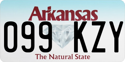 AR license plate 099KZY