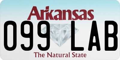 AR license plate 099LAB