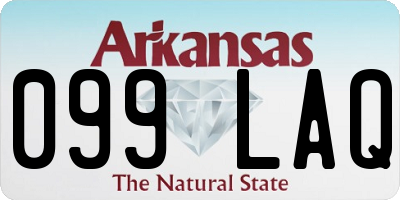 AR license plate 099LAQ