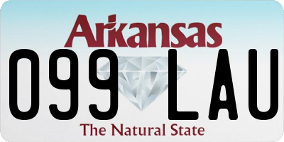 AR license plate 099LAU